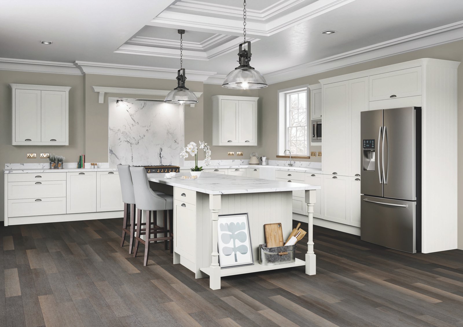 Newmarket Main PTO White Grey