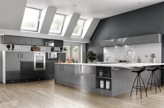 Vivo Gloss Dust Grey and Anthracite Vivo Gloss Dust Grey and Anthracite