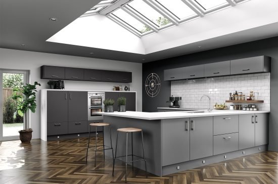 Vivo Matt Dust Grey and Anthracite Vivo Matt Dust Grey and Anthracite